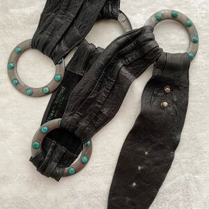 Streets Ahead Black Leather Belt